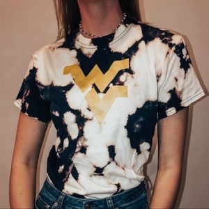 West Virginia Vintage Bleached tee